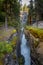 View of Maligne Canyon in Jasper