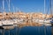 View on Malta bay Dahla tad-Dockyard between Senglea and Birgu