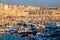 View on Malta bay between Kalkara and Birgu at morning