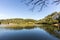 View of Malwee Park lake. Jaragua do Sul. Santa Catarina