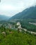 View from Manali Himachal Pradesh India near Vashisht