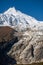 View at Manaslu peak in Nepal