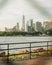 View of the Manhattan skyline from Red Hook, Brooklyn, New York City