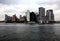 View of Manhattan from a Staten Island ferry