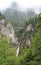 View of MarienbrÃ¼cke (Mary\'s bridge) over waterfall