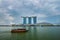 View of marina bay, landscape of Singapore