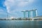 View of marina bay, landscape of Singapore