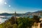 View of the marina of Bodrum from the tower of the hospitallers