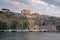 View of Marina Piccola in Sorrento at dusk