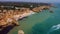 View of Marinha beach Algarve, Portugal