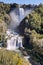 View of marmore falls, terni, umbria, italy.
