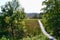 View of marsh boardwalk along hiking trail at Presqu\\\'ile