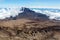 View of Mawenzi Peak from Mount Kilimanjaro