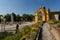 View of the Maxim Gorky colonnade in Marianske Lazne