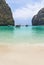 View of maya bay in phi phi Island, krabi, thailand.