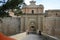 A view of Mdina gate Malta