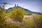 View of medieval castle Hazmburk Klapy