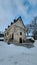 View of medieval house from 16th century. Bruger Stone Manor, Vyborg, Russia