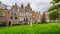 A view in a medieval inner court, the Begijnhof, Amsterdam, Netherlands