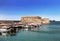 View of the Medieval sea fortress of Heraklion. Crete