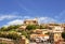 View of the medieval town of Montalcino. Tuscany