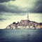 View of Medieval Town Rovinj in Croatia.