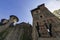 View of the Medieval village inside the Park of Valentino in Turin (Torino), Italy