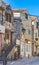 View of a mediterranean street with stone houses in Dalmatia, Croatia