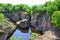 View of the Megyer tarn in Hungary