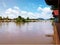 View of Mekong River and bridge between Don Det and Don Khone