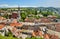 View of Melk town from the abbey. Austria