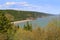 View of Melvin Beach on Fundy trail