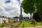 View of memorial of Oloron Sainte Marie, france