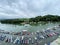 A view of the Menai Straits at Caernarfon