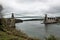 A view of the Menai Suspension Bridge