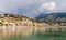 View of Menton city, French Riviera, France