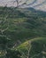 View of the merbabu mountain savanna