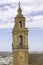 View of the Merced tower in Osuna, Seville, Andalusia, Spain