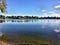 A view of the Mere at Ellesmere in Shropshire