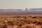 View on Merrick Butte, East and West Mitten Butte and Three Sister.