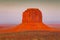 View on Merrick Butte at sunrise in Monument Valley. Arizona.