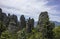 View of Meteora monasteries near Kastraki