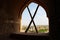 View of Meybod city from Narin Castle, Iran