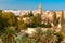 View of Mezquita from Alcazar in Cordoba, Spain