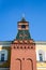 View of the Middle Arsenal tower of the Moscow Kremlin on a clear Sunny day.