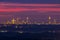 View of Midtown Atlanta fron Stone Mountain, Georgia, USA