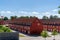 View of the military barracks in the citadel in the center of Copenhagen