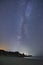 View of the Milky Way on a Beach in Sardinia