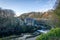 A view of the Millennium Walk at New Mills.