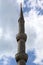 View of minaret Blue Mosque